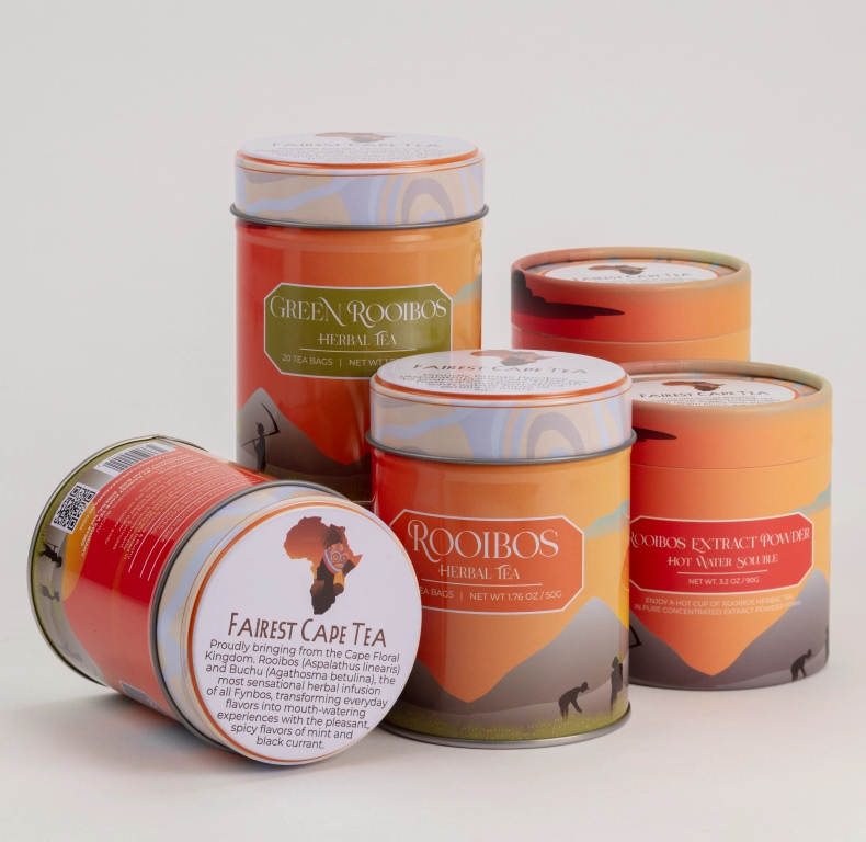 Cape Rooibos Tea Box Green Rooibos Herbal Tea – Fairest Cape Tea Company